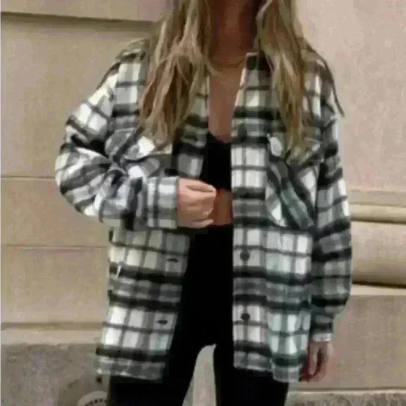 Zara oversized Wool blend shacket - Picture 3 of 13